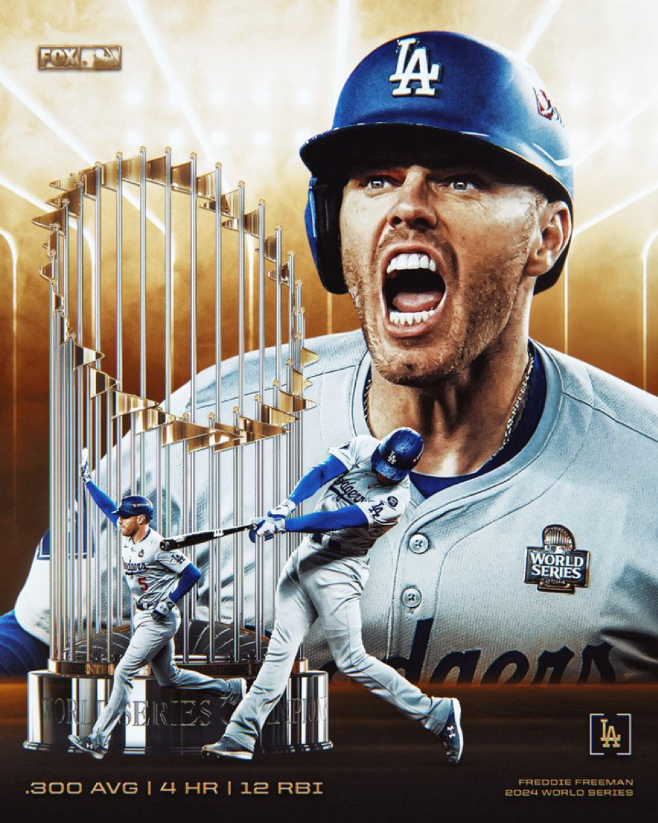 Dodgers' Freddie Freeman wins World Series MVP after record-tying