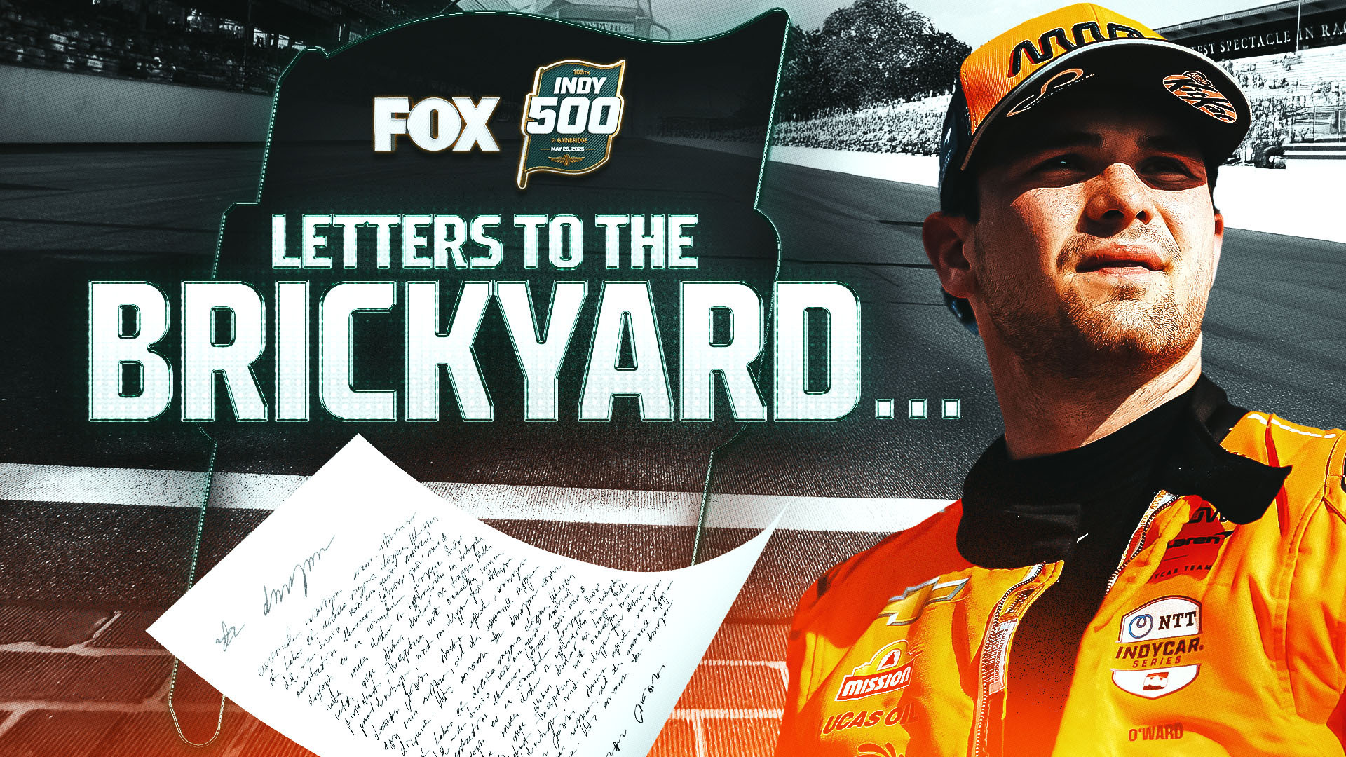 Pato O’Ward pens letter to Indy 500: ‘Had my heart broken here … but it also fuels me’