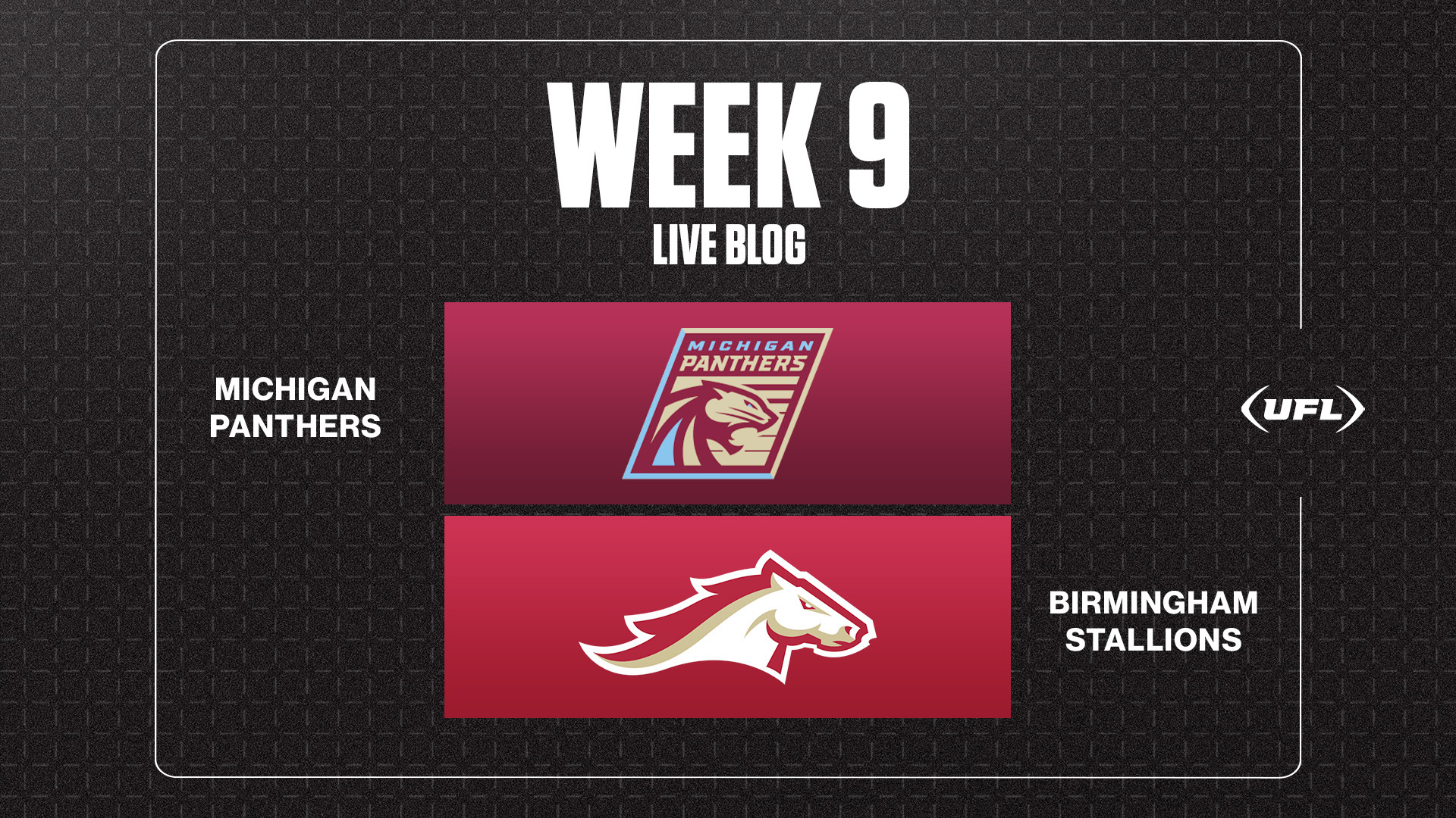 Panthers vs. Stallions live updates: Top moments from UFL Week 9