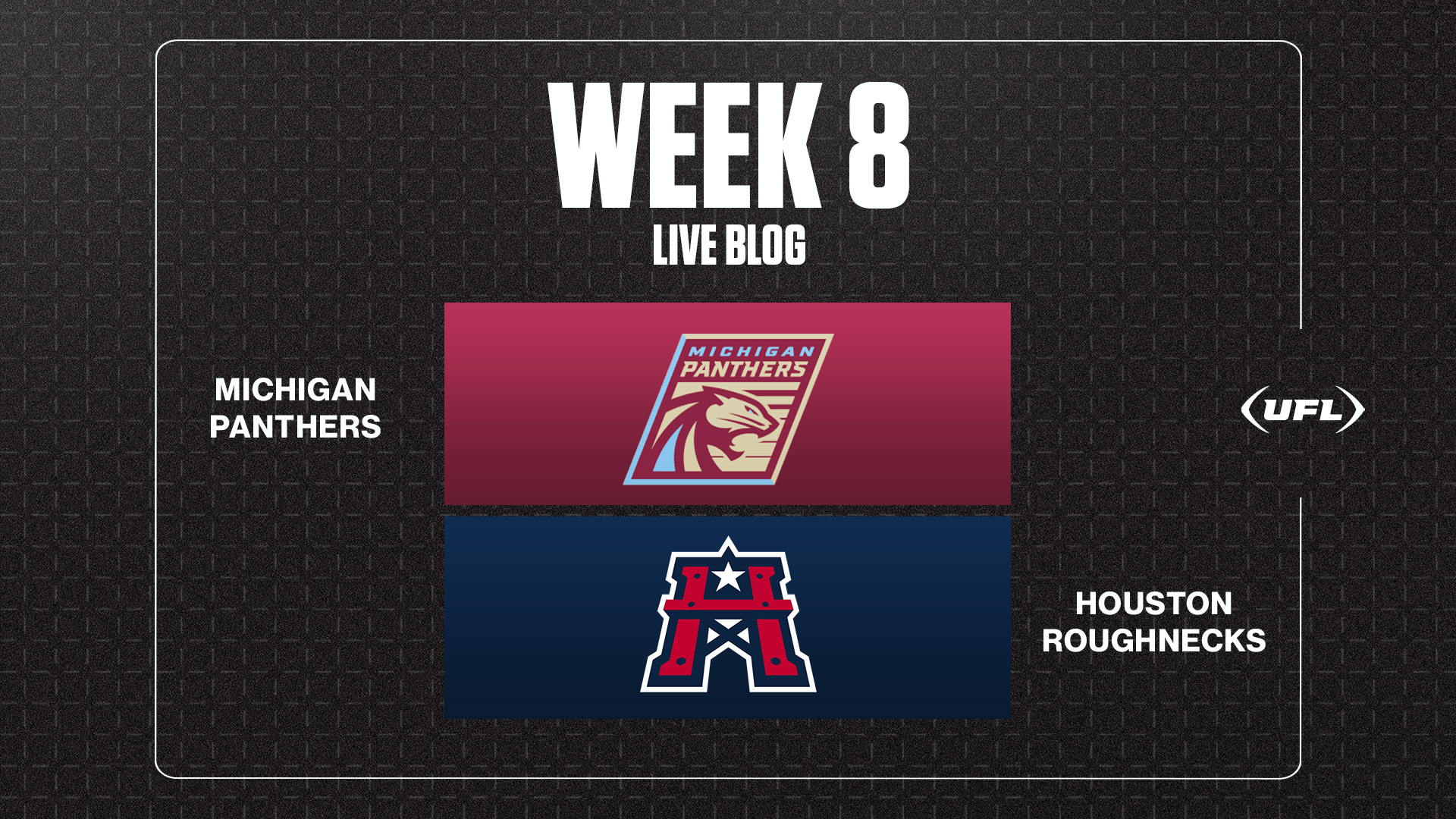 Panthers vs. Roughnecks live updates: Michigan leads 14-12 at half