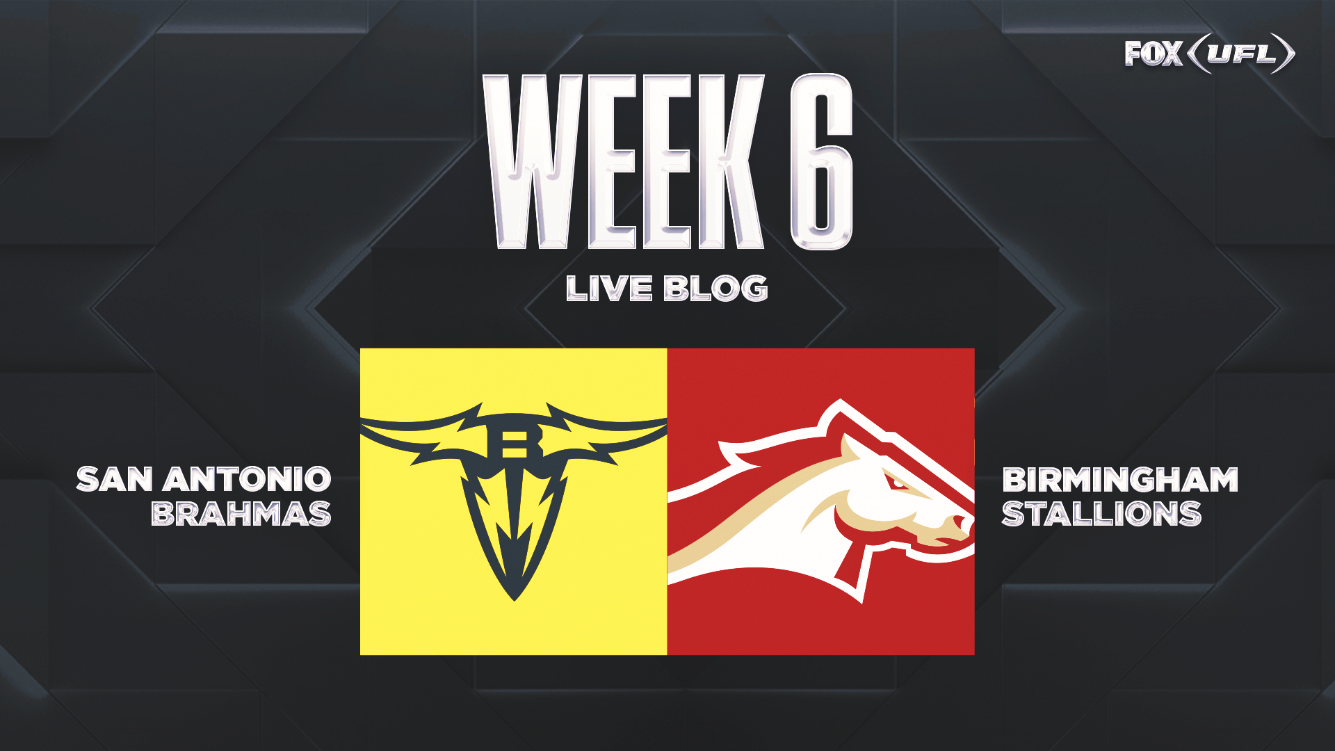 Brahmas vs. Stallions live updates: Birmingham leads at the half
