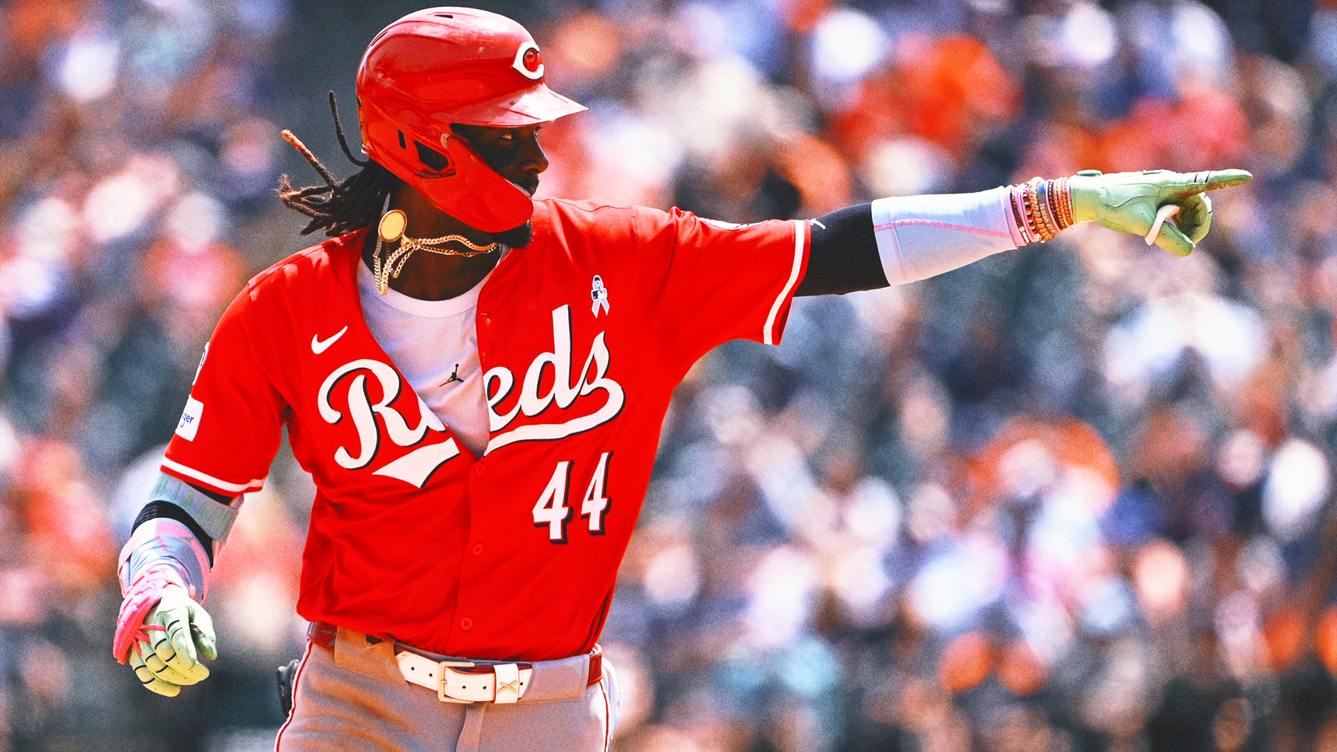 Reds' Elly De La Cruz pushes HR streak to 4 games in last at-bat vs. Tigers
