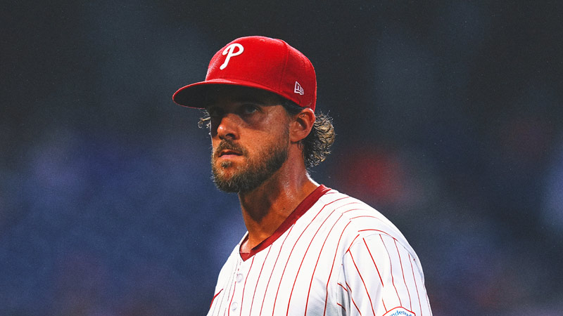 Phillies pitcher Aaron Nola sidelined 2 more weeks with rib injury