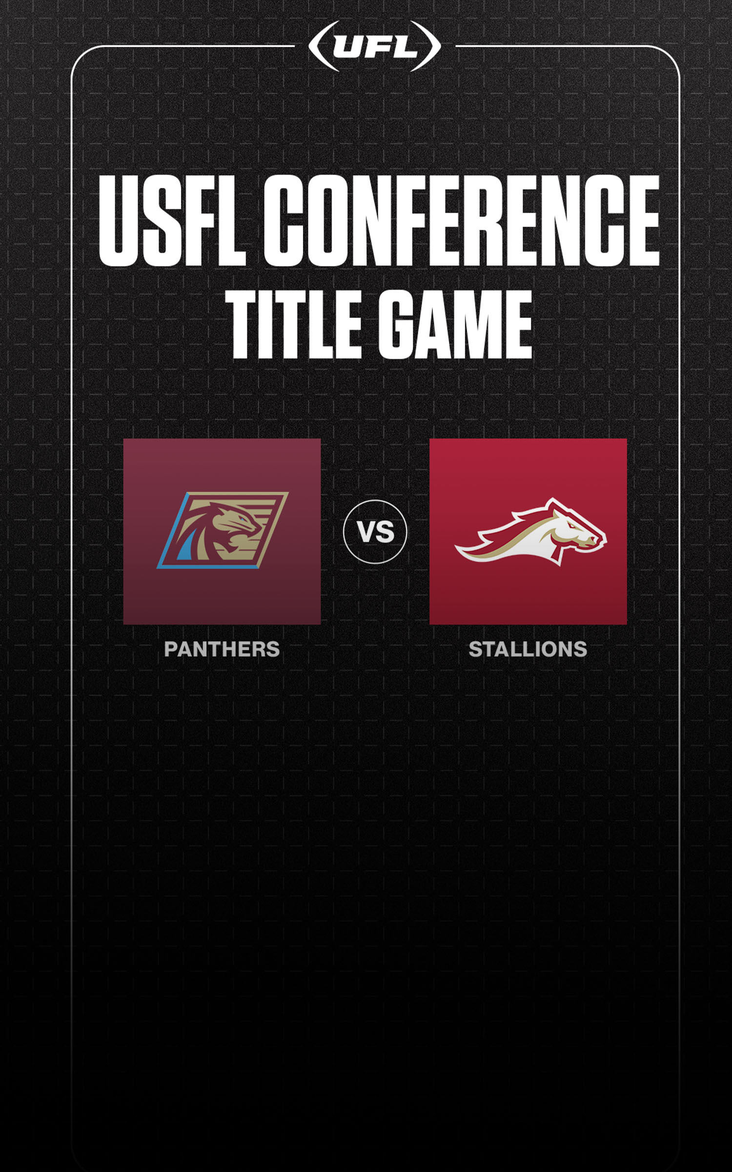 Panthers vs. Stallions live updates: Top moments from 2025 UFL playoffs