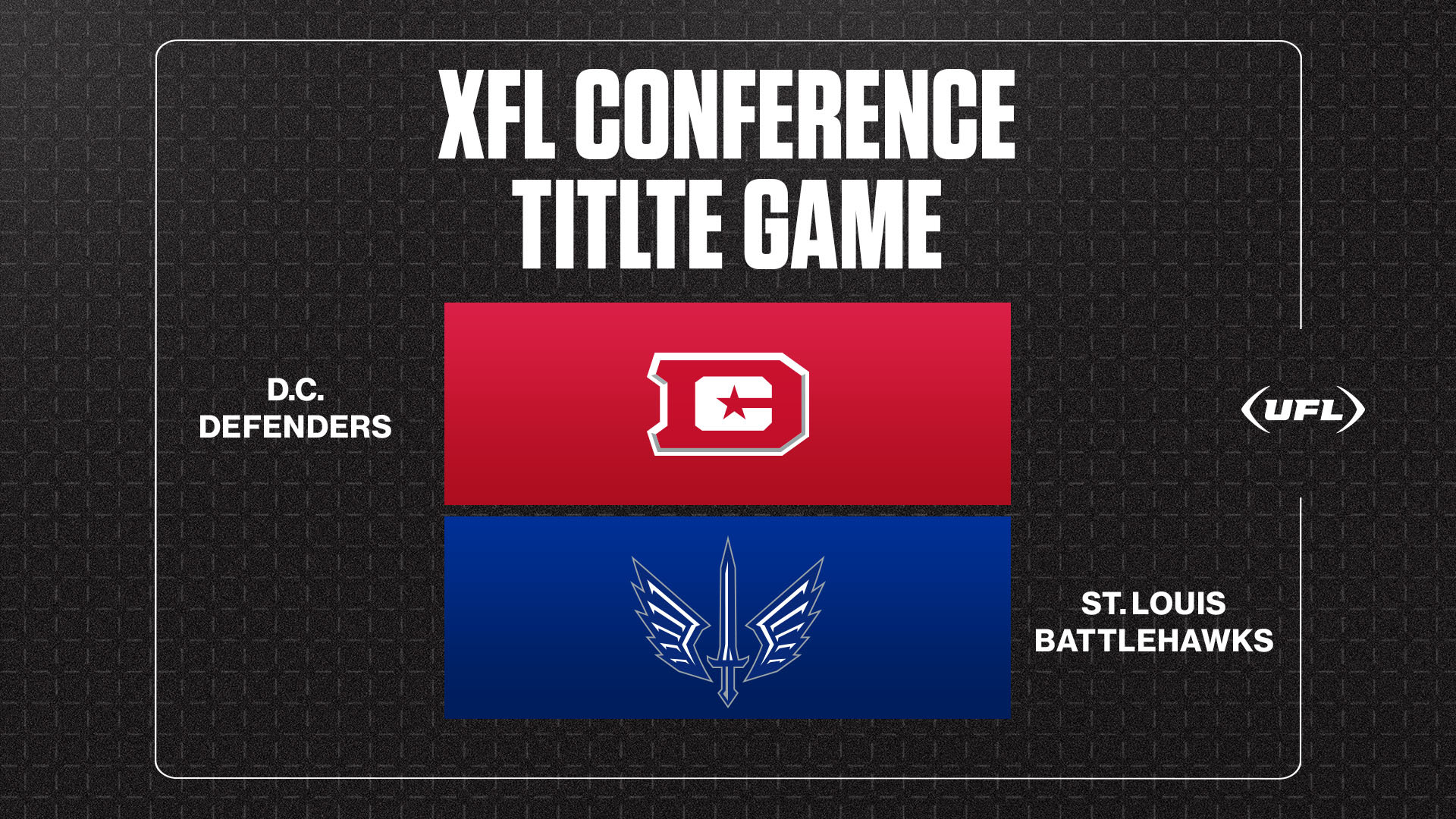 Defenders vs. Battlehawks live updates: DC leads at halftime