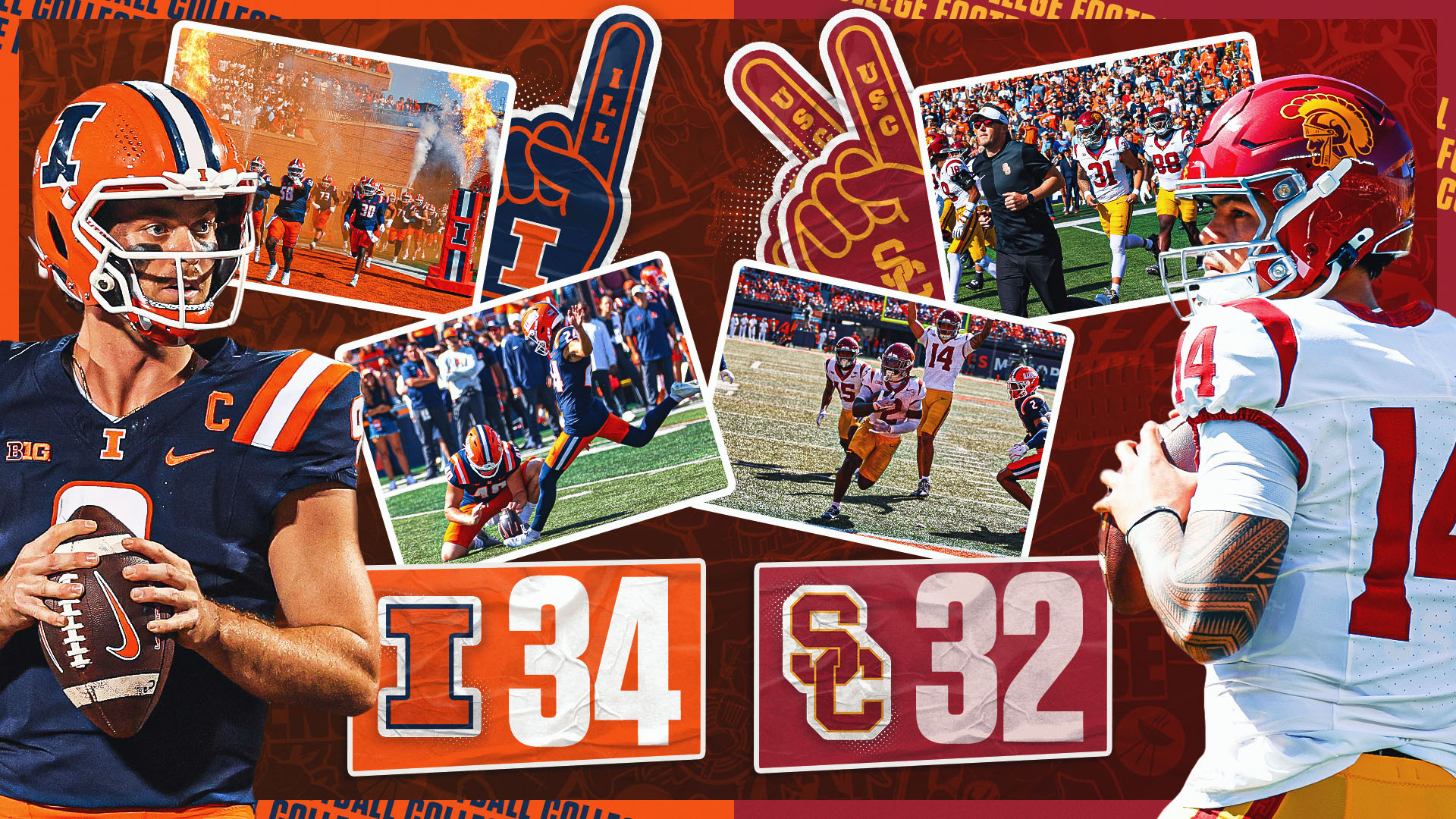 Photo Essay: A Look Back at the Epic USC-Illinois Battle on Big Noon Saturday