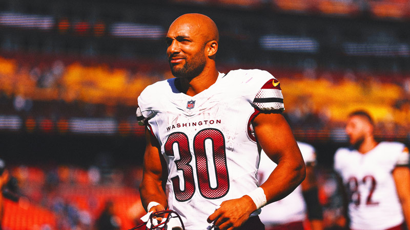 Commanders' Austin Ekeler Out for Season with Achilles Injury