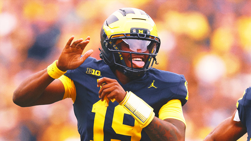 Bryce Underwood, No. 23 Michigan Run Circles Around Central Michigan, Win by 60