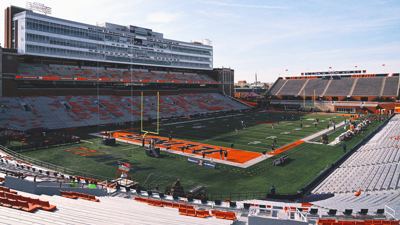 Illinois' Football Home Now 'Gies Memorial Stadium' After $100M donation