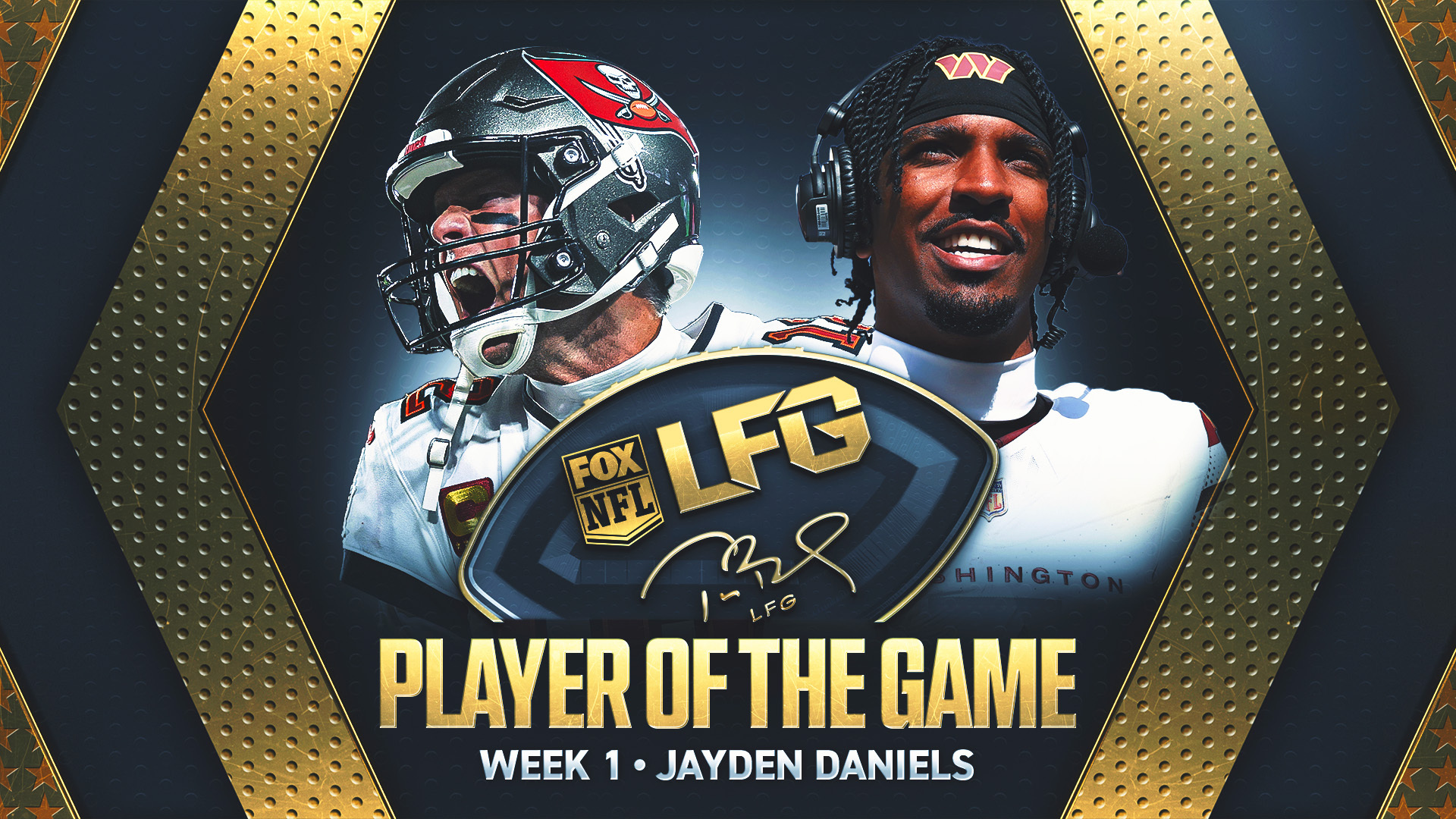 Jayden Daniels Takes Home Tom Brady's LFG Player of the Game In 'Sloppy' Win