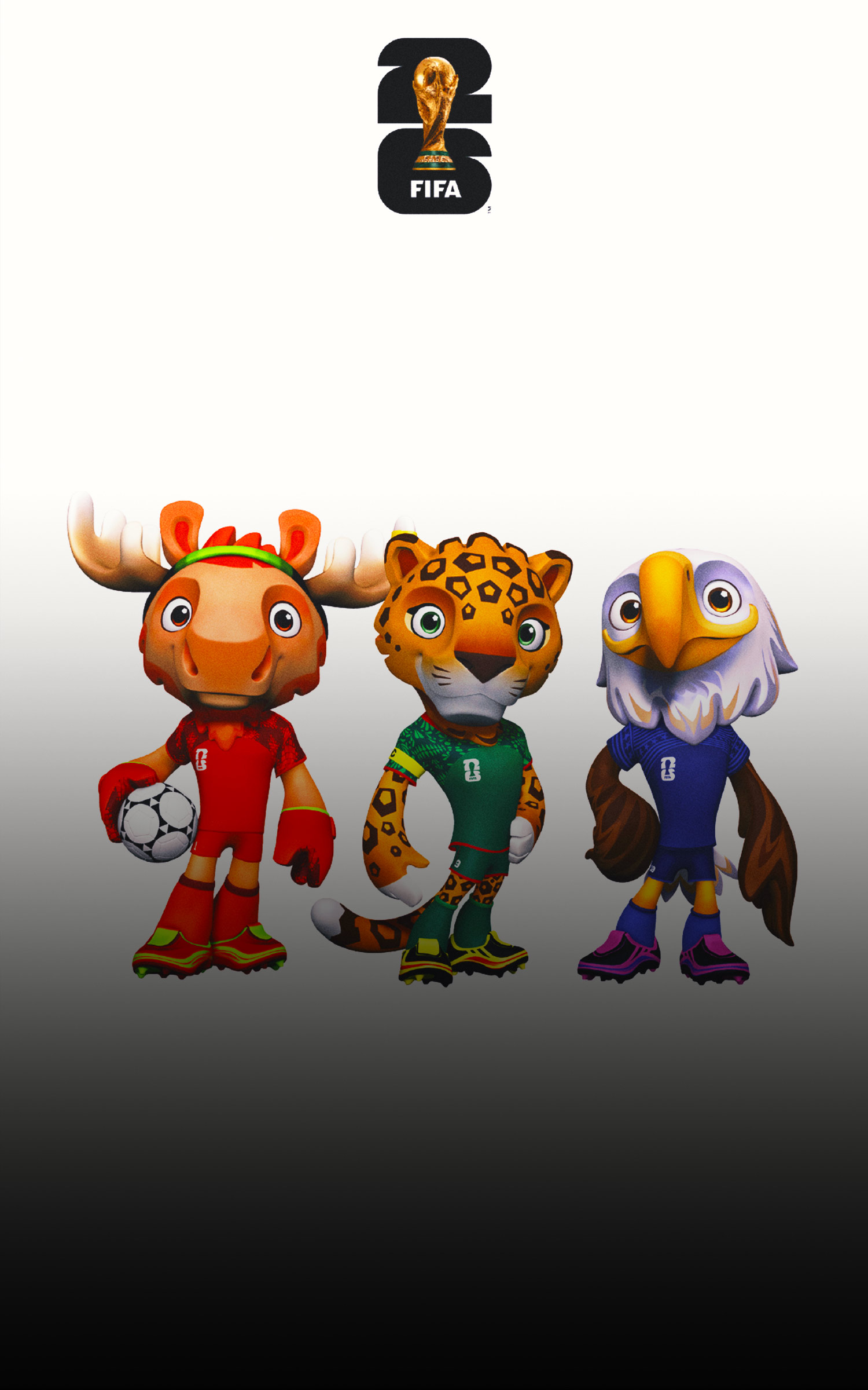 World Cup Mascots: Maple the Moose, Zayu the Jaguar, and Clutch