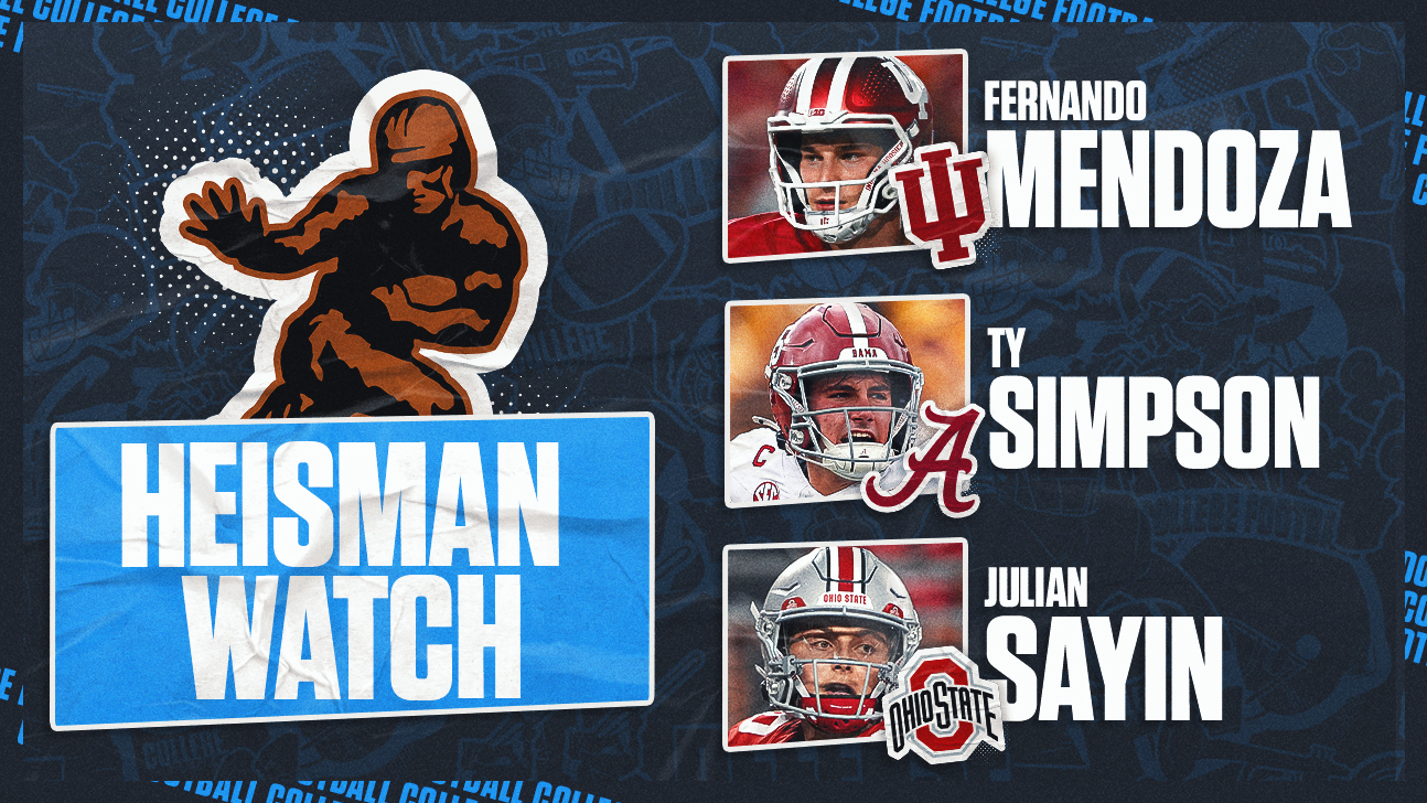2025 Heisman Watch: Fernando Mendoza Leads; Ty Simpson and Julian Sayin Close Behind