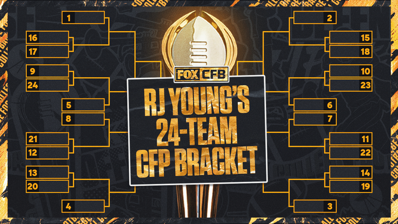 RJ Young's Projected 24-Team College Football Playoff Bracket