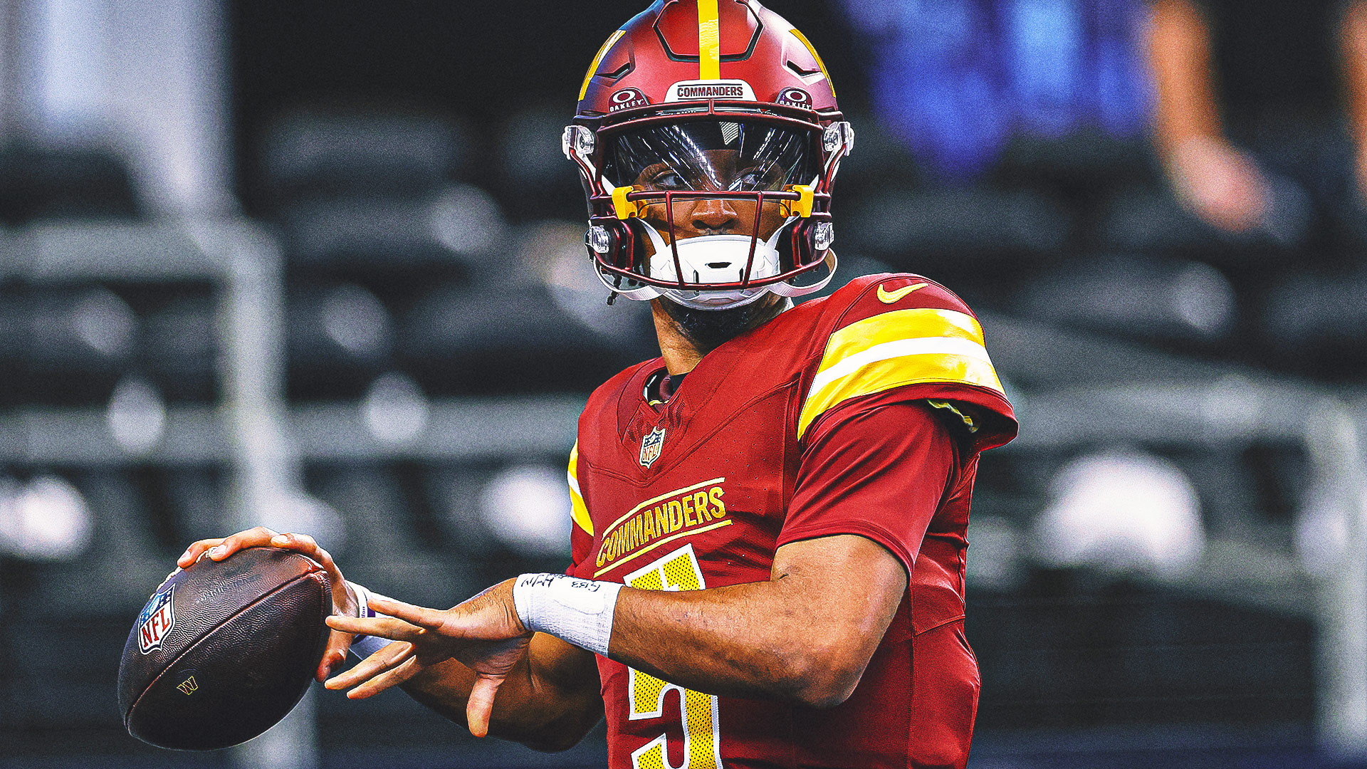 Jayden Daniels Exits Commanders vs. Cowboys With Hamstring Injury