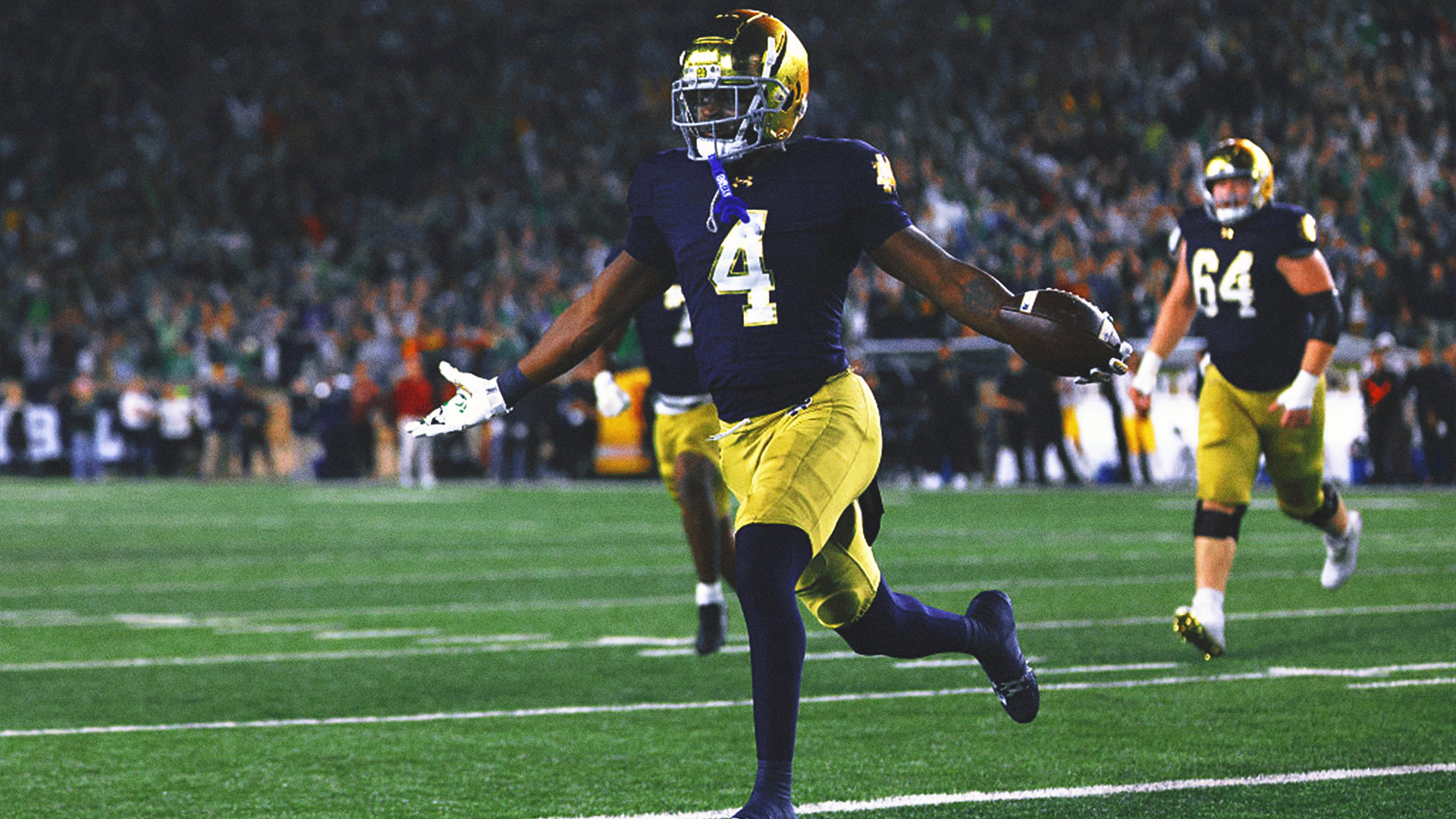 Jeremiyah Love Sets Single-Game Career High, Powers Notre Dame over USC