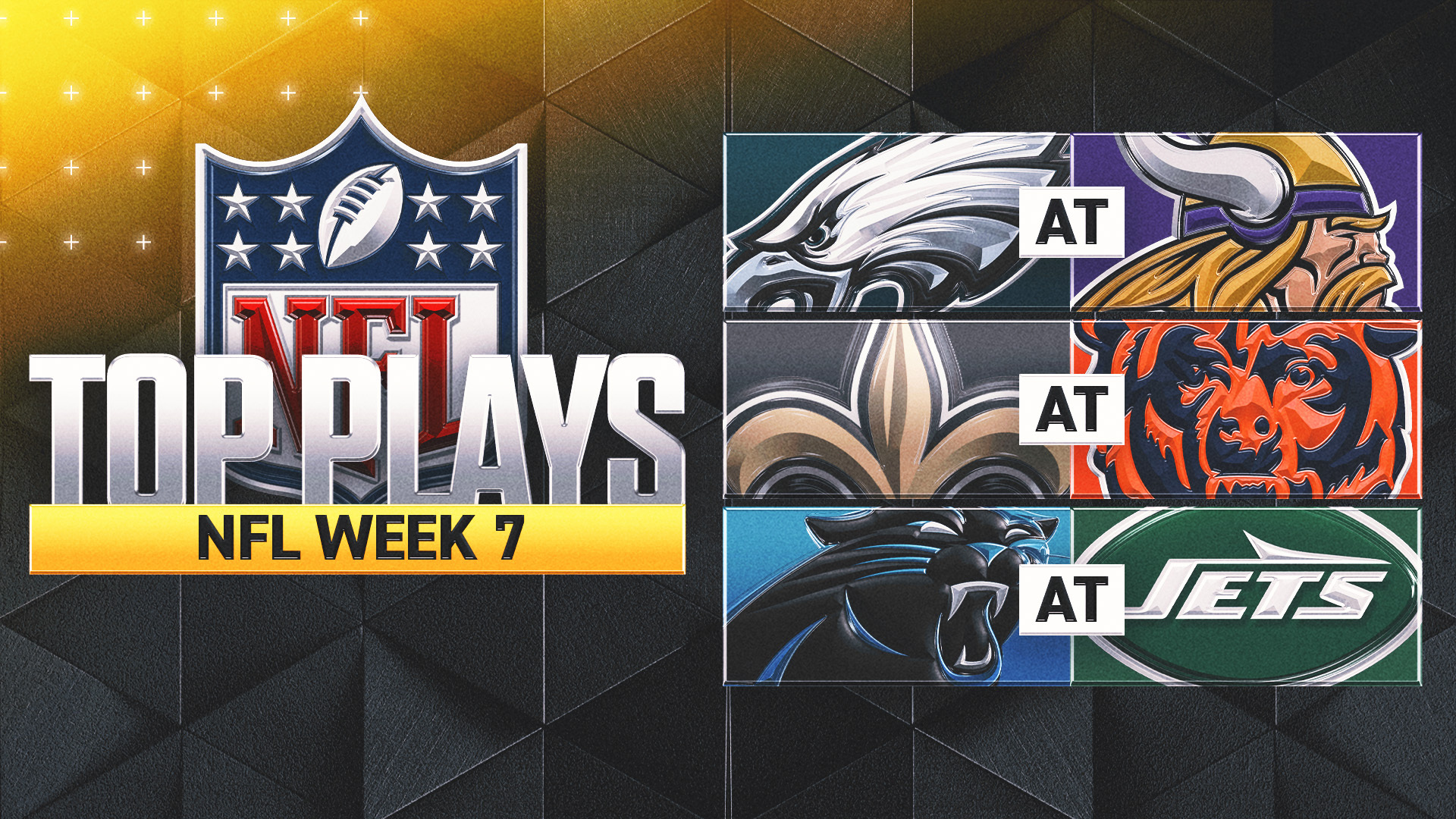 NFL Week 7 live updates, score: Eagles-Vikings, Saints-Bears, More