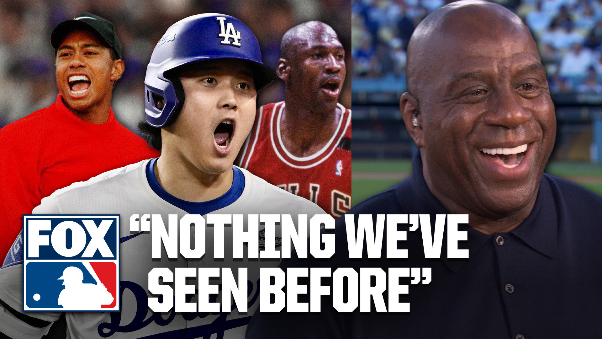 Magic Johnson to MLB on FOX Crew: Ohtani Among Michael Jordan, Tiger Woods