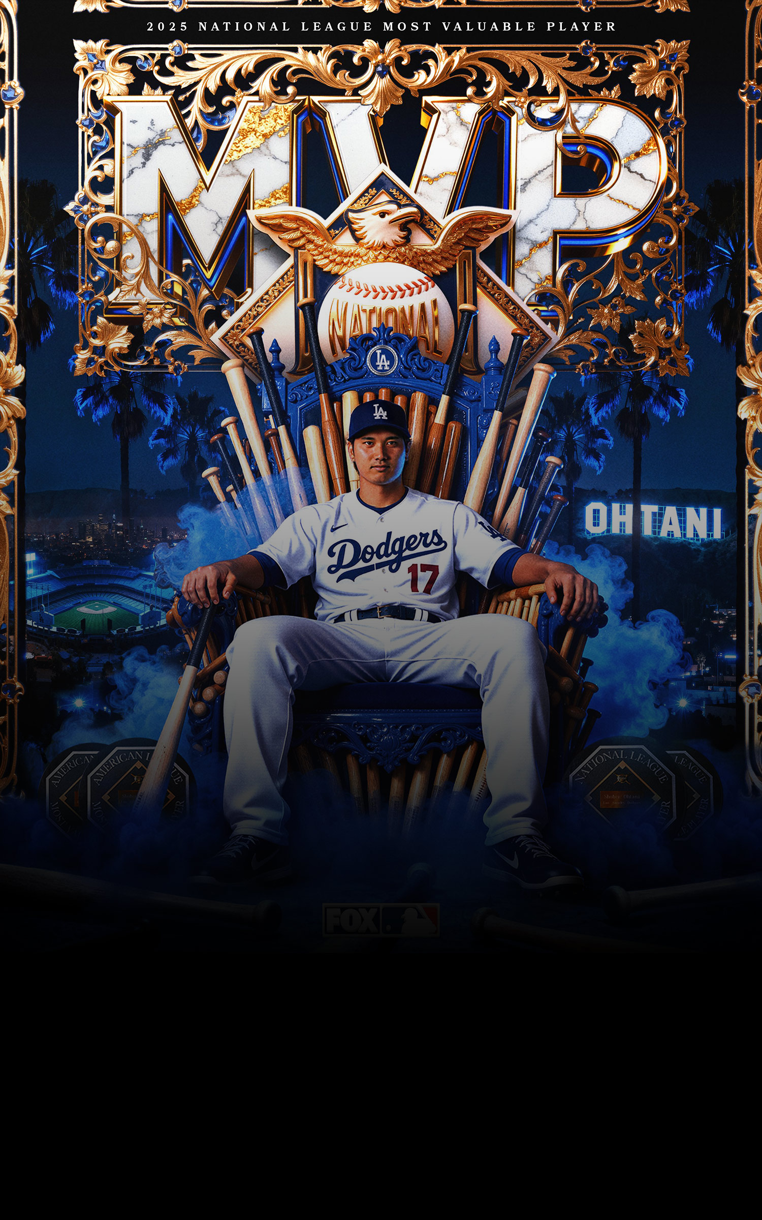 Shohei Ohtani MVP Winner アート作品 THE GREATEST SHO 🤩 Shohei Ohtani wins the 2025 National League