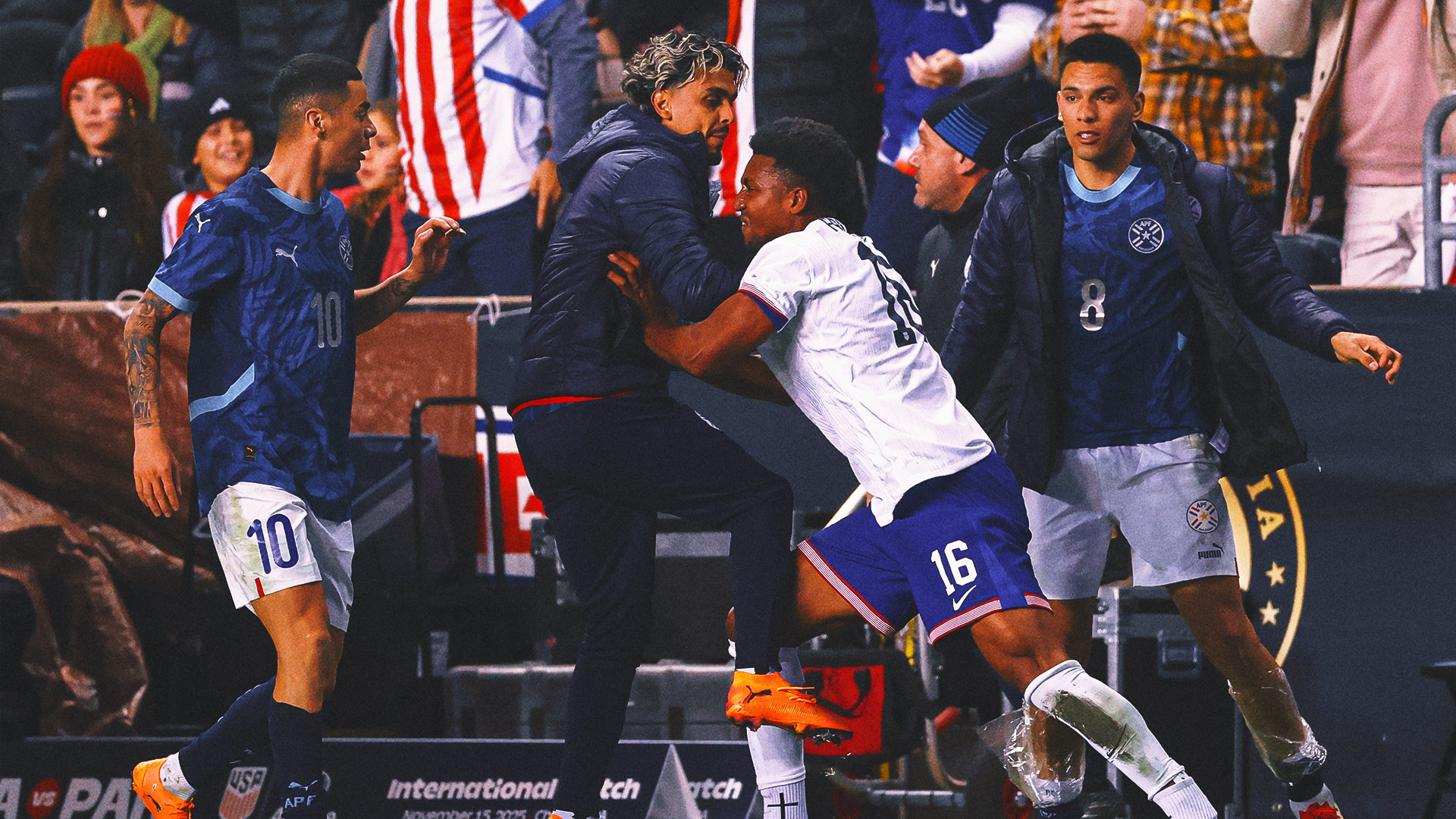 'Very, Very Dangerous:' USA Win Over Paraguay Marred by Late-Game Brawl