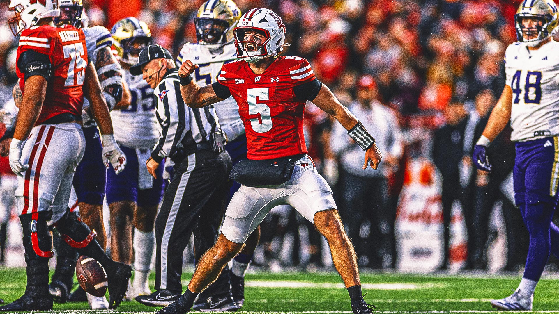 Wisconsin Rides Defense to Skid-Snapping, Upset Win Over No. 24 Washington