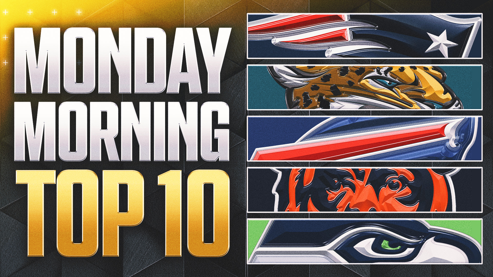 Monday Morning NFL Top 10 Rankings: A New No. 1; Bears, Jaguars Climb; Broncos Fall