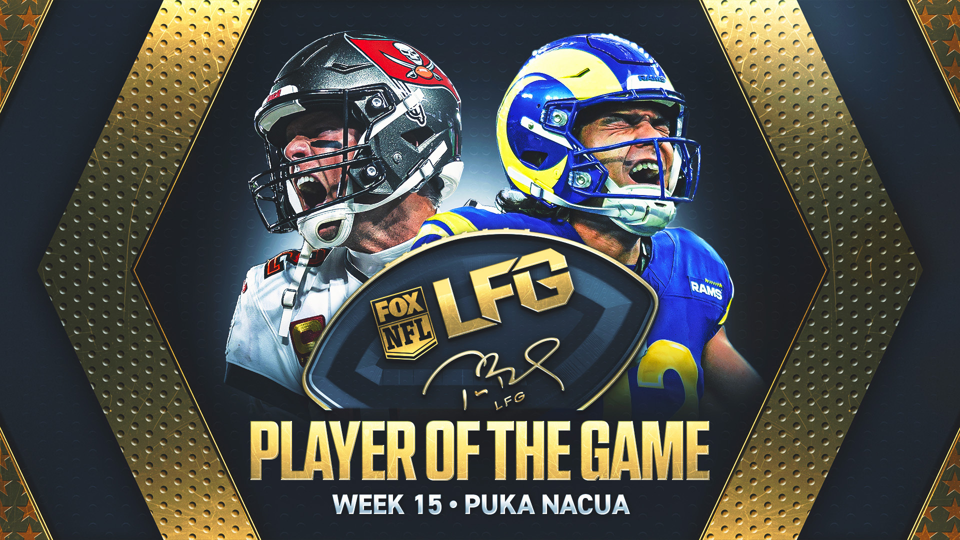 Puka Nacua Wins Tom Brady's LFG Player of the Game, Draws Larry Fitzgerald Comp