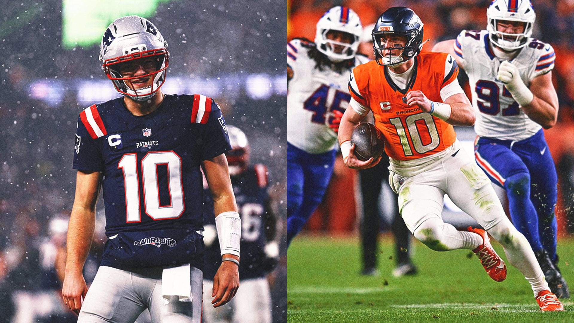 Drake Maye 'Heartbroken' Over Bo Nix's Ankle Injury Ends His Season