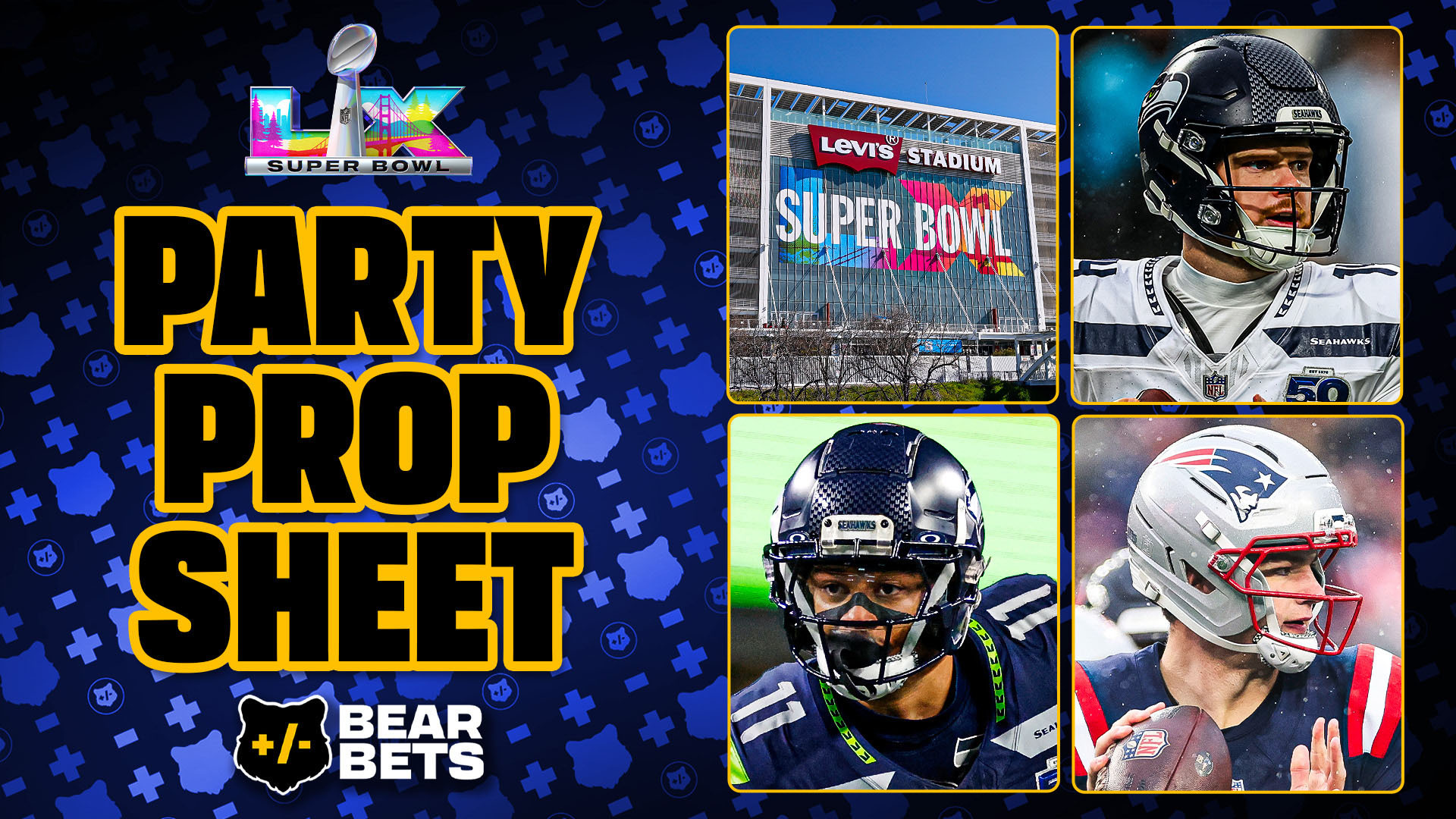 Super Bowl 2026: Chris 'The Bear' Fallica's Party Prop Sheet and Picks