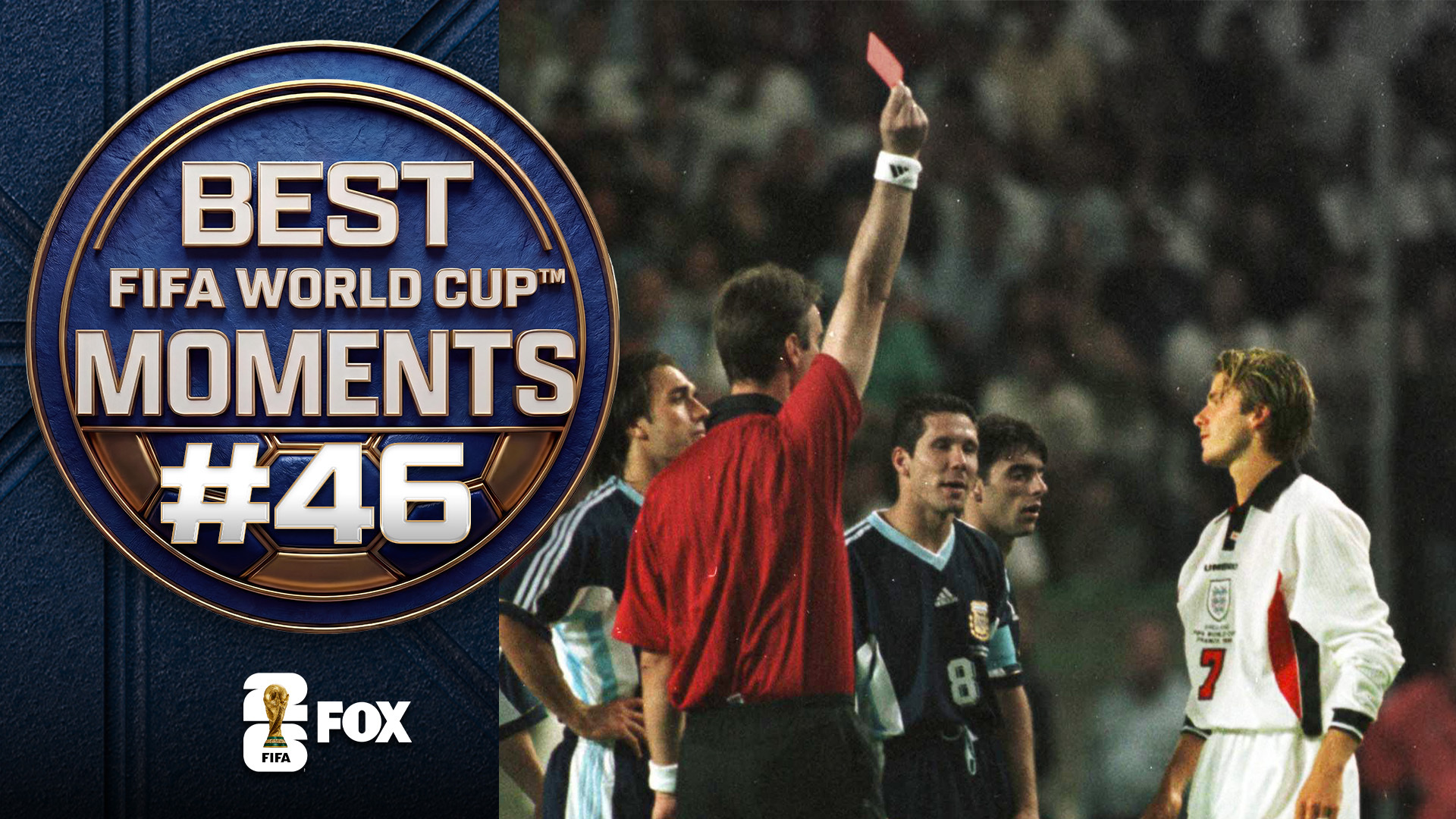 Beckham's Red Card, Owen's Breakout Joins World Cup Top 100 Moments List