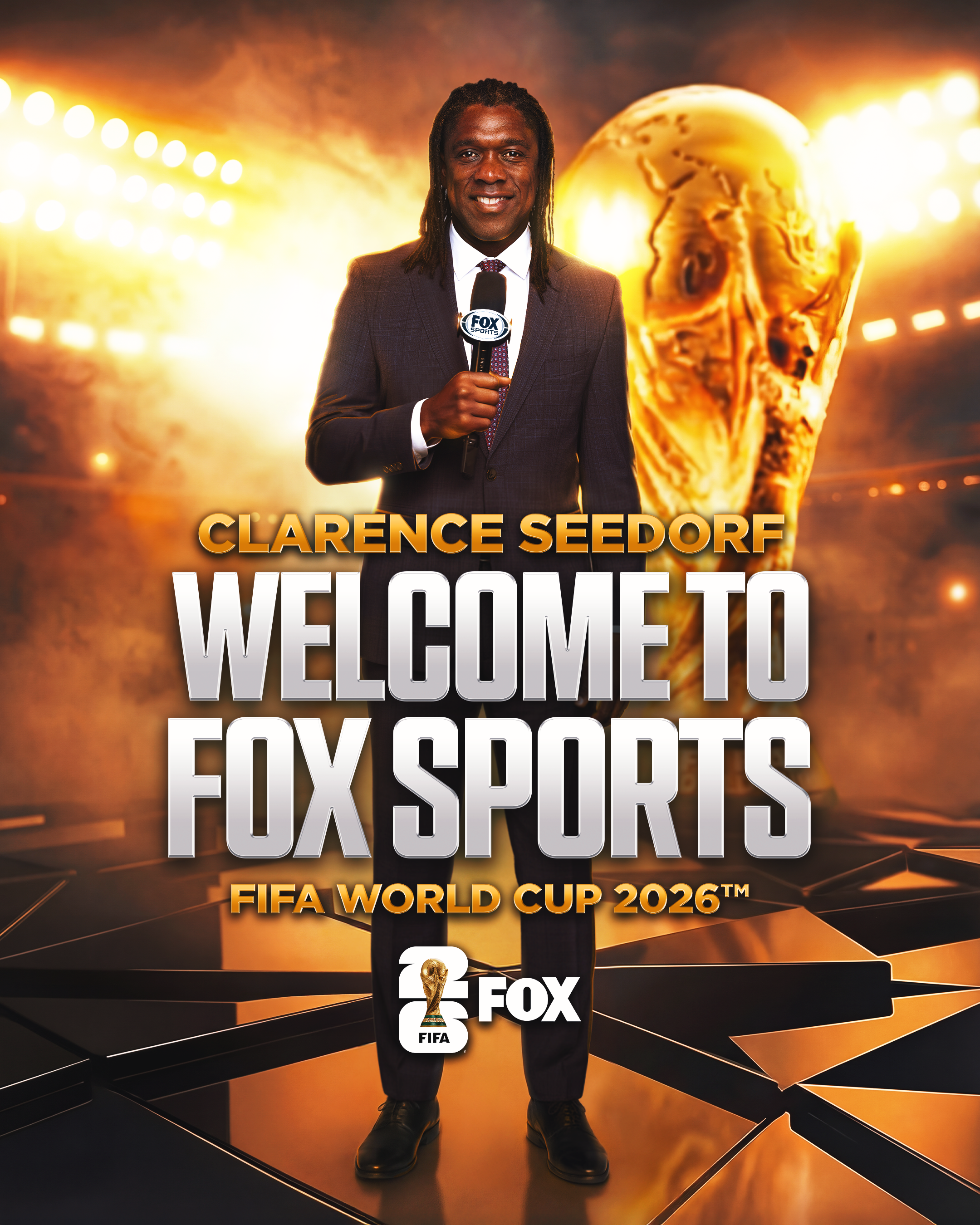 Netherlands Legend Clarence Seedorf Joins FOX Sports For 2026 FIFA