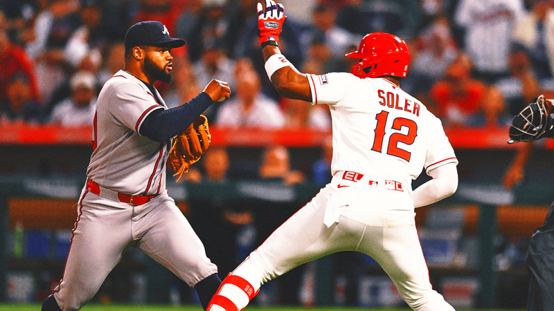 Jorge Soler, Reynaldo López Spark Brawl Between Angels, Braves Over High Pitch