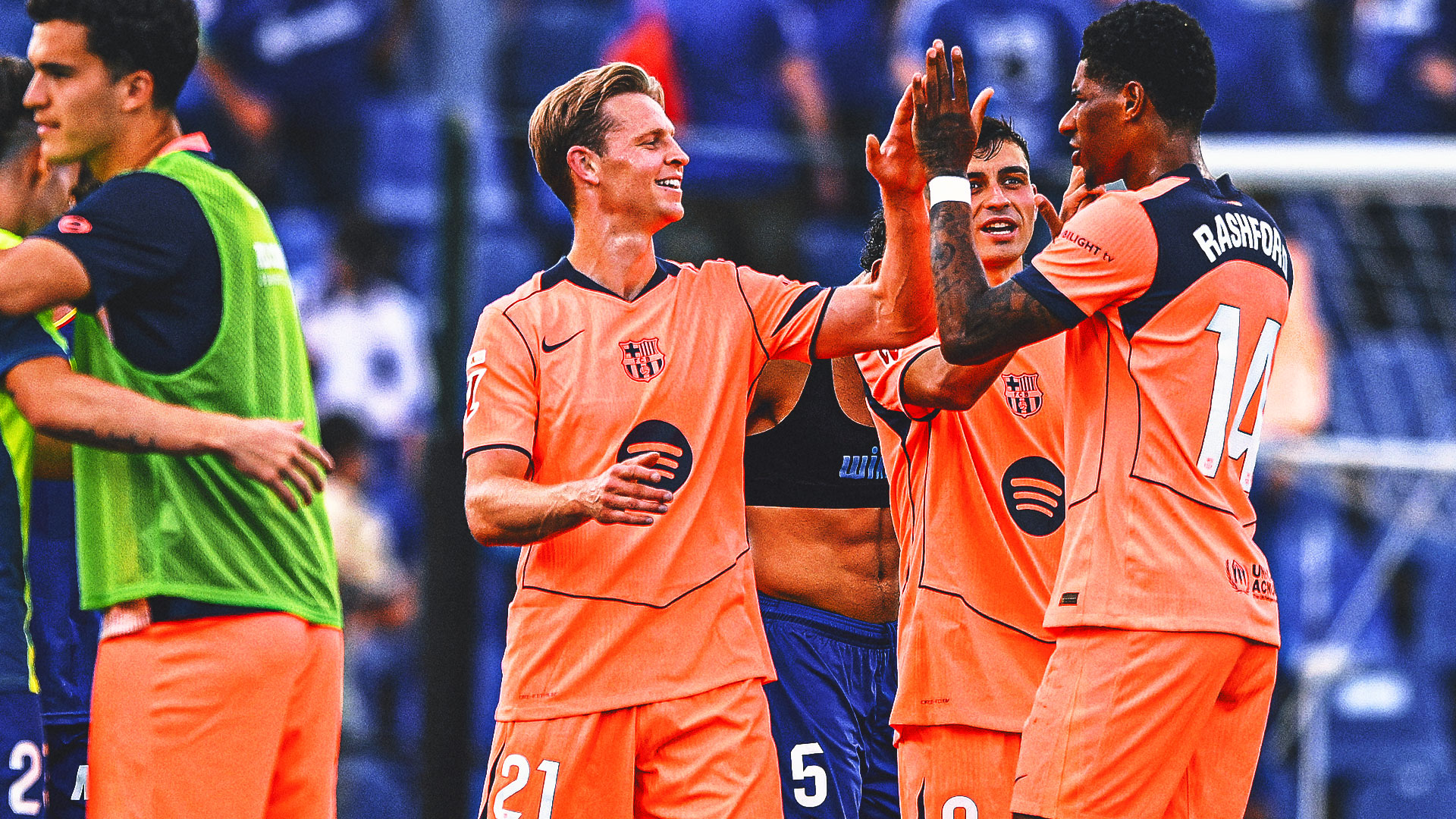 Frenkie De Jong On Marcus Rashford's Impact At Barcelona: ‘He Really Adds a Lot'