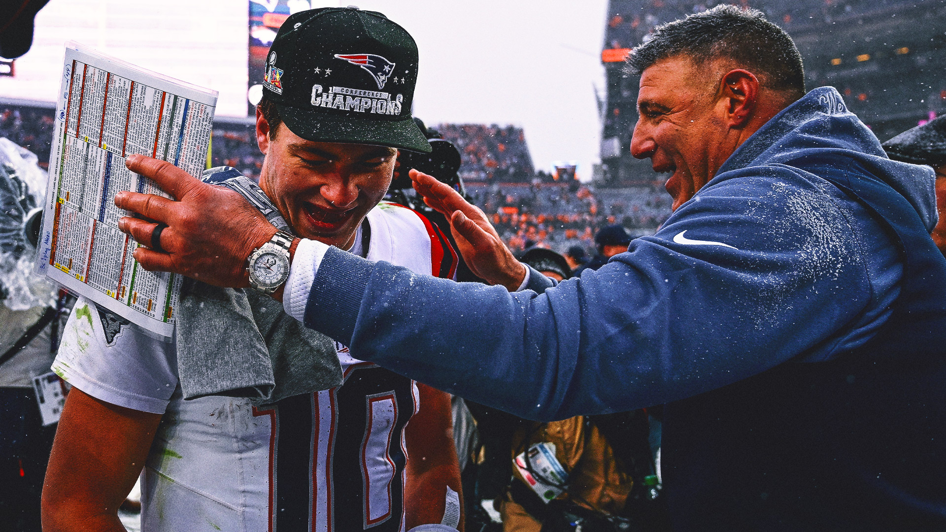 Patriots QB Drake Maye Spoke on Mike Vrabel, Stefon Diggs, 2025 Shoulder Injury
