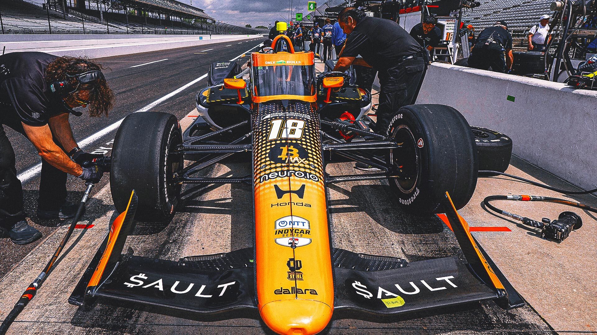 Romain Grosjean's No. 18 Car Will Have Kyle Busch's Font At The INDY 500