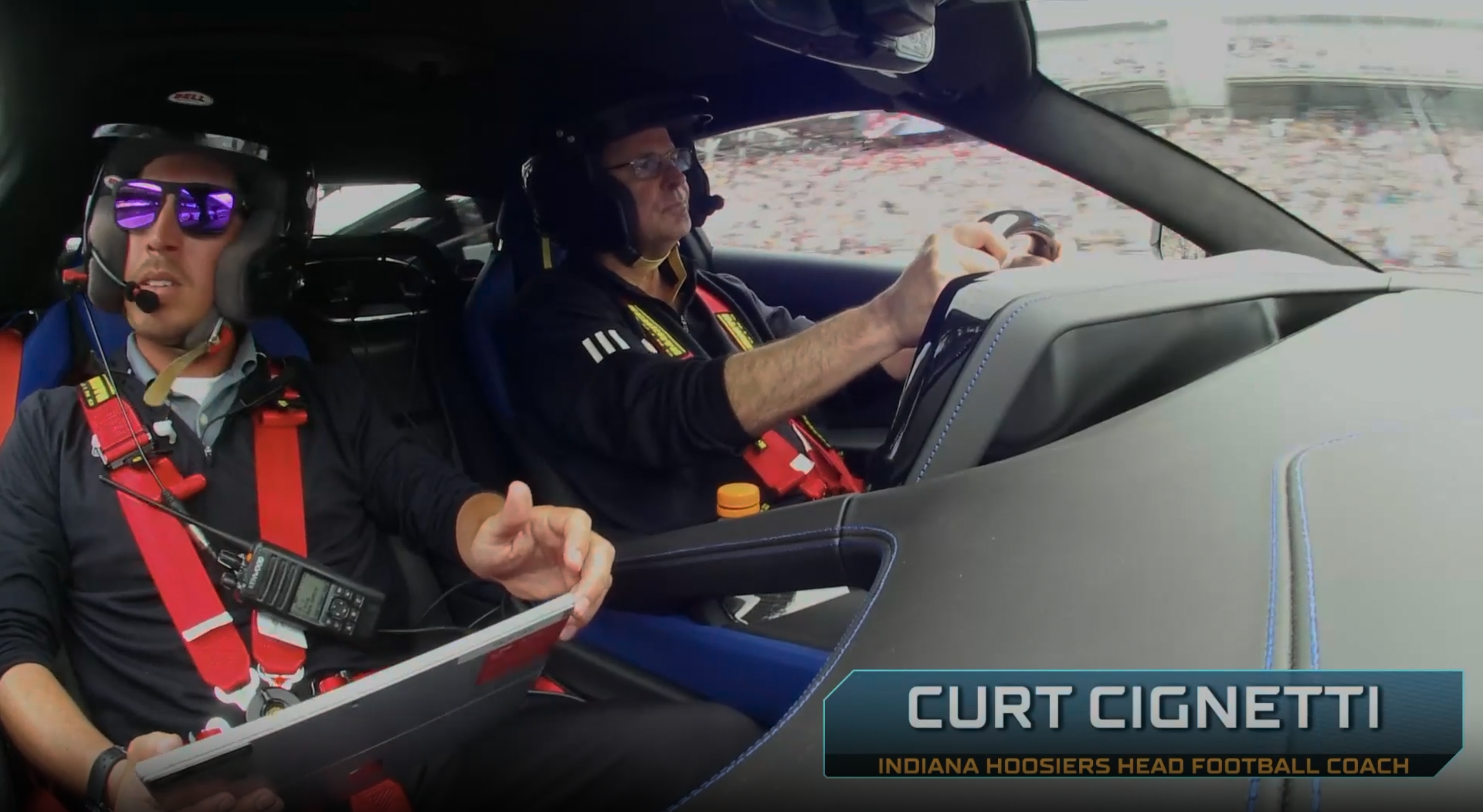 Indiana's Curt Cignetti Leads The Field As Indy 500 Honorary Pace Car Driver