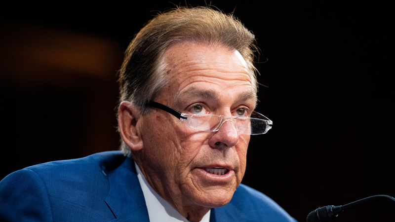 Nick Saban Lends Support To College Sports Bill As SEC, Big Ten Push Back
