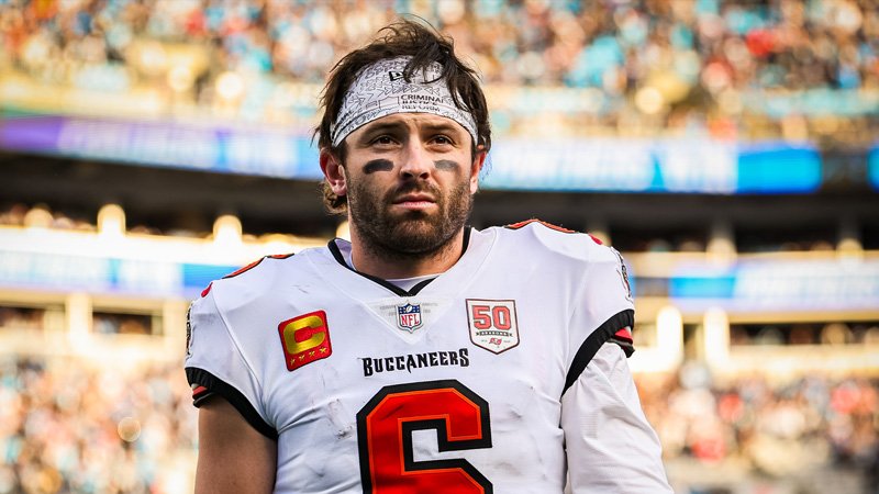 
					Buccaneers QB Baker Mayfield Will Play 2026 Season Without New Contract
				