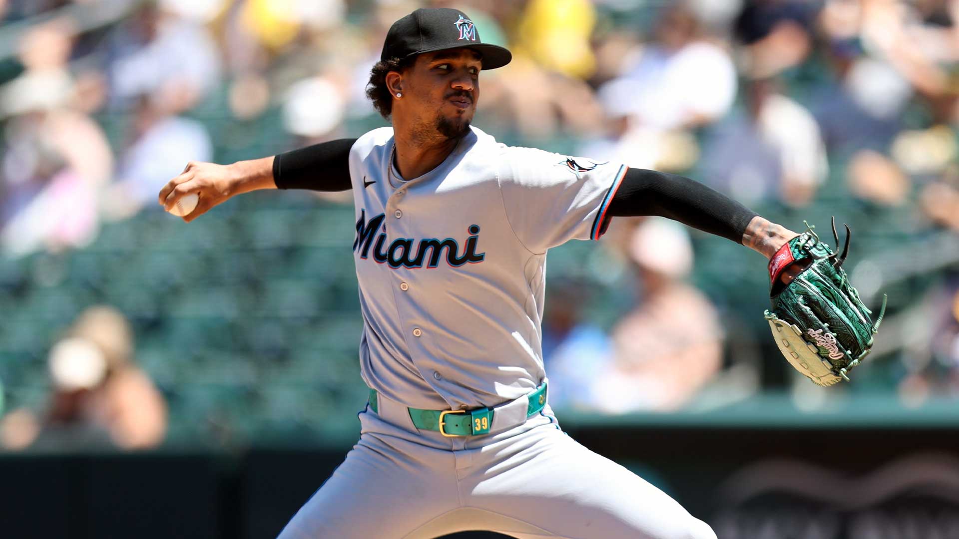 Marlins Pull Eury Pérez After Seven Perfect Innings, Survive 9-8 Thriller vs. A’s