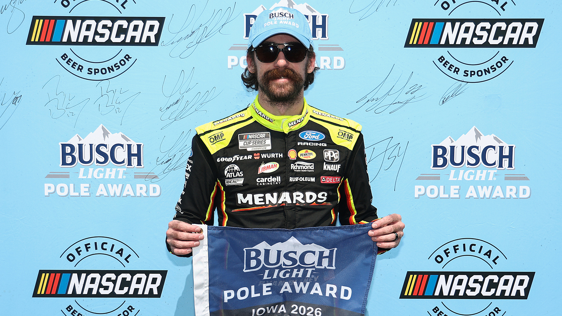 2026 NASCAR Odds: Pole-sitter Ryan Blaney Favorite For Iowa