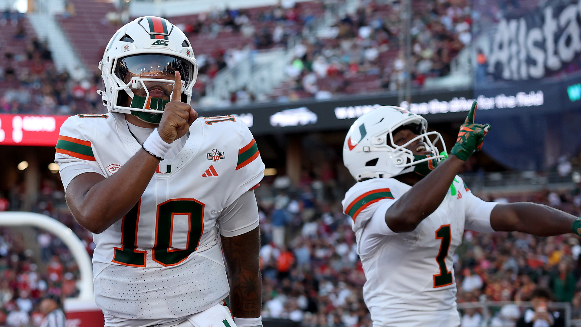 Miami's Darian Mensah Shines In Debut, Malachi Toney Sets Record In Week 1 Win