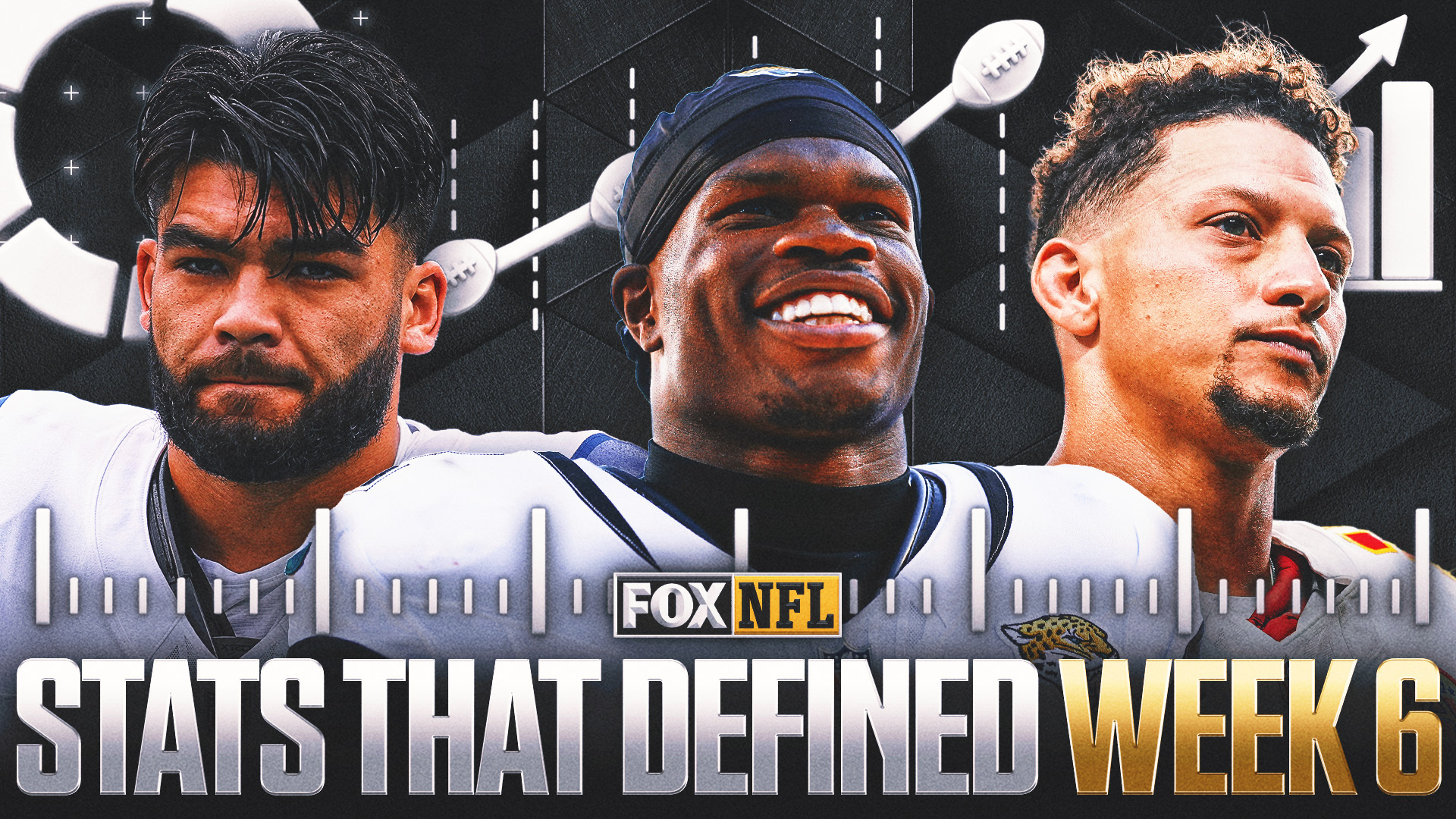 NFL Week 6 Defining Stats: Mahomes Matches Brady, Travis Hunter Makes History
