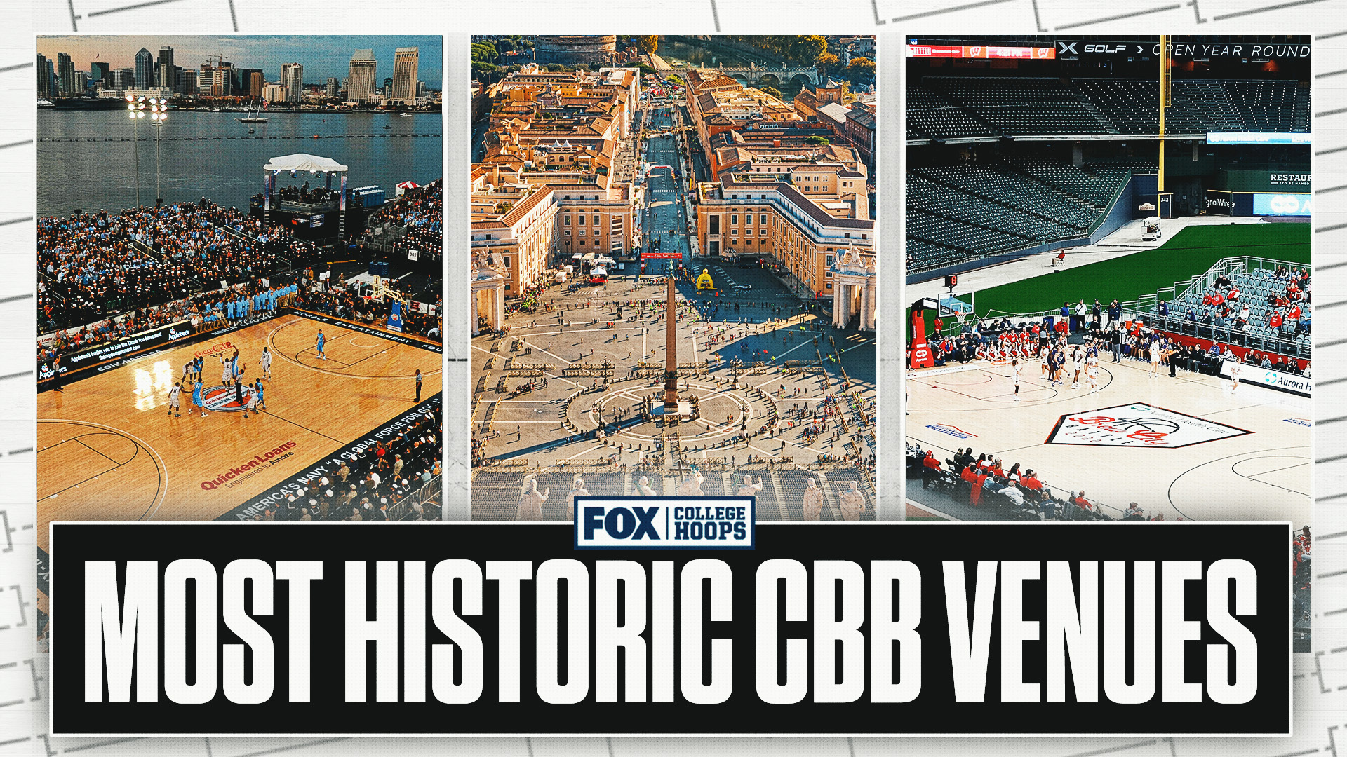 10 Most Historic Venues To Host A Men's College Basketball Ahead Of Rome Opener