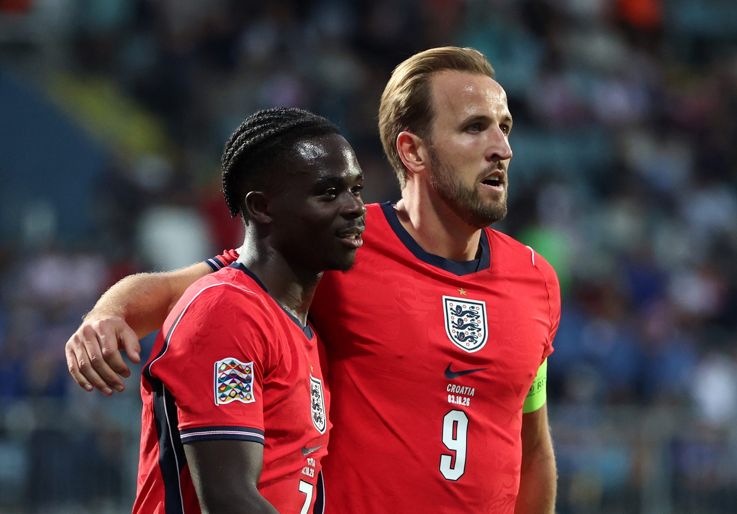 England Puts 7 Goals Past Croatia As Kane, Saka, Bellingham All Shine
